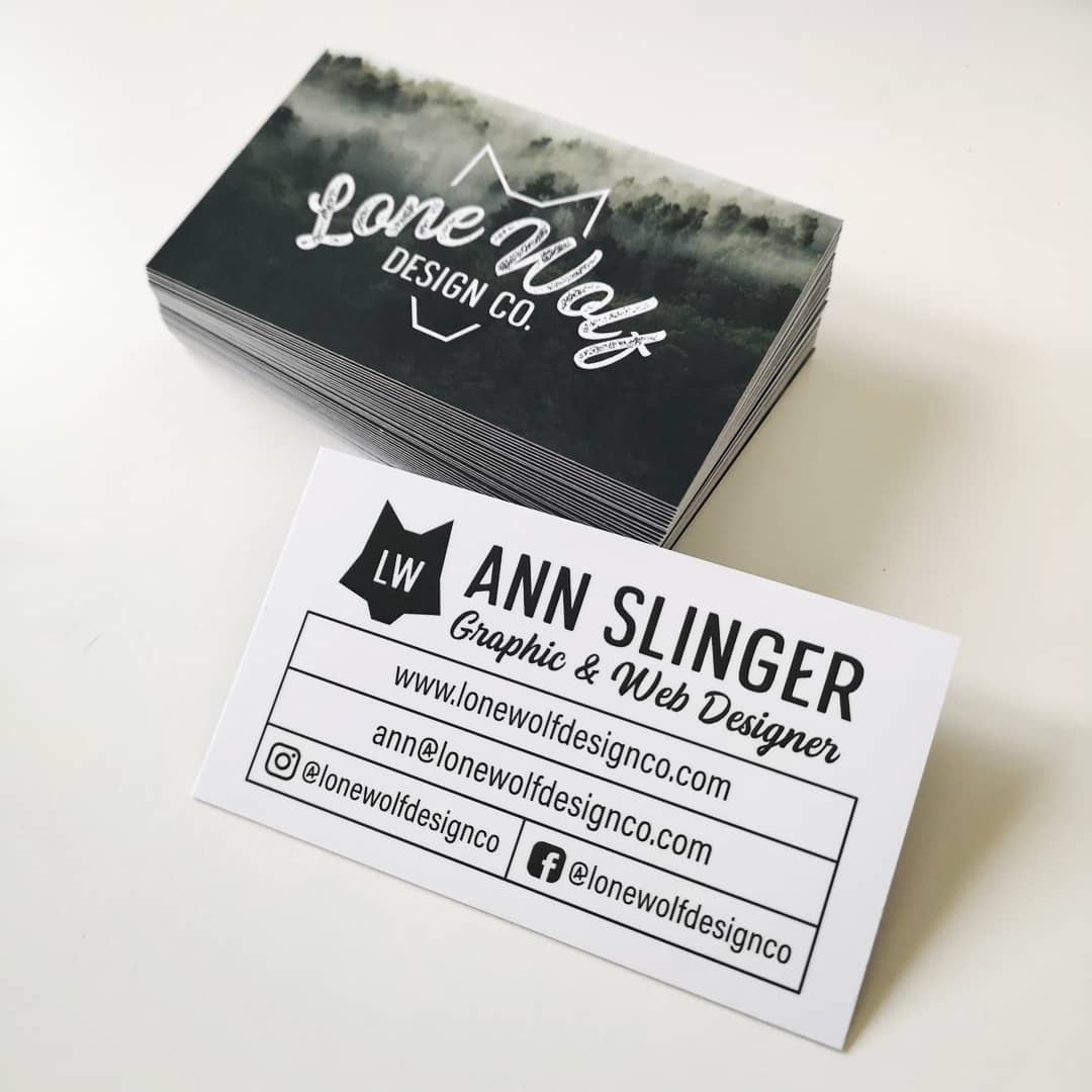 Lone Wolf Design Co. Business Cards